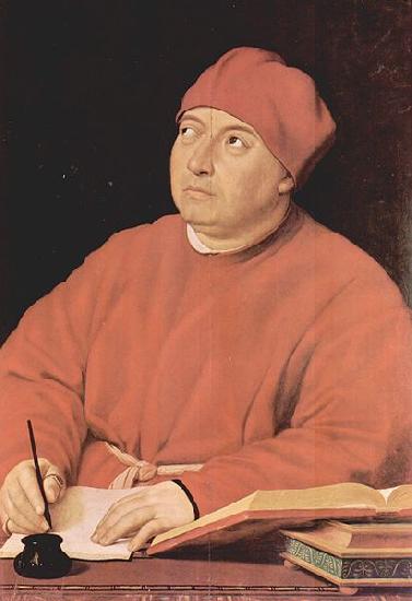 RAFFAELLO Sanzio Portrat des Fedra Inghirami